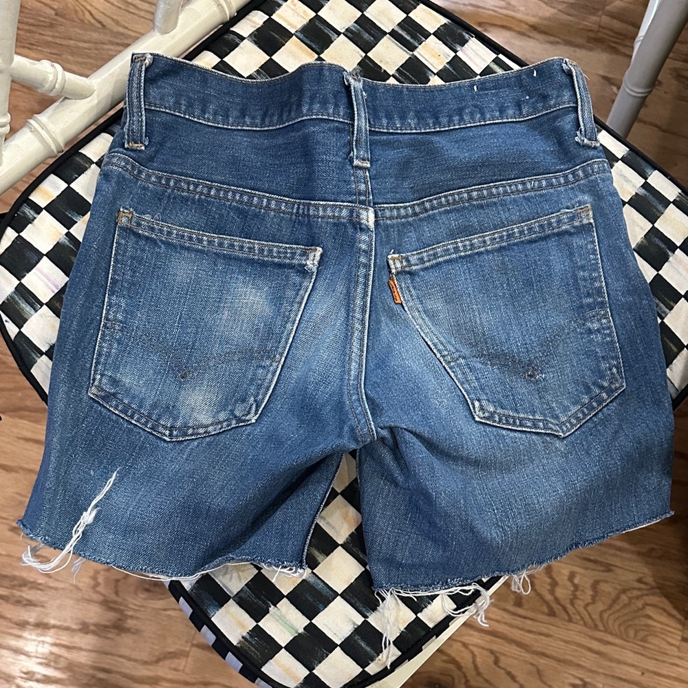 Vintage Orange Label Levi’s cut offs